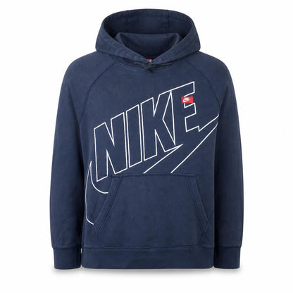 Mens UK Size L Nike Blue Pullover Hoodie