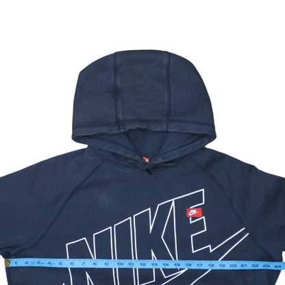 Mens UK Size L Nike Blue Pullover Hoodie