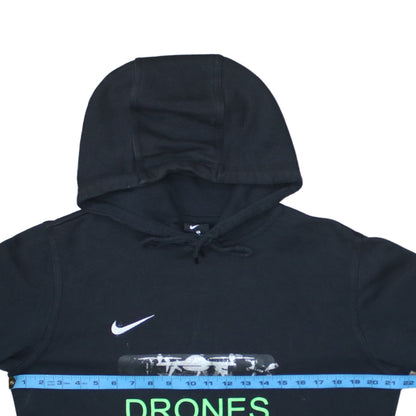 Mens UK Size M Nike Black Pullover Hoodie