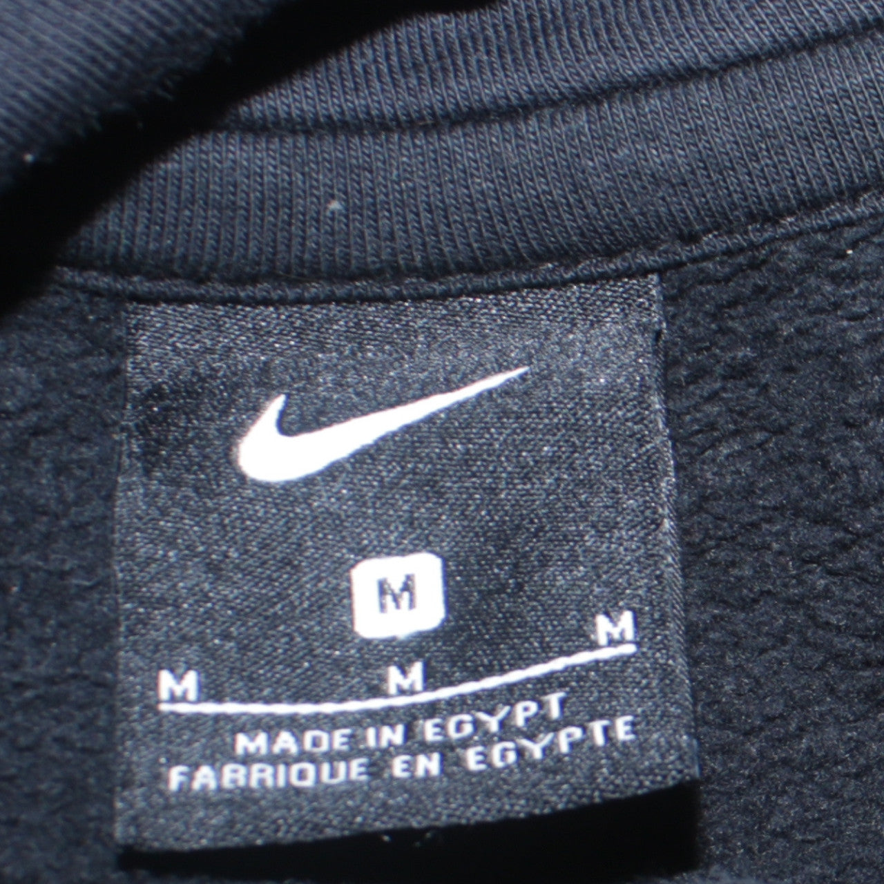 Mens UK Size M Nike Black Pullover Hoodie