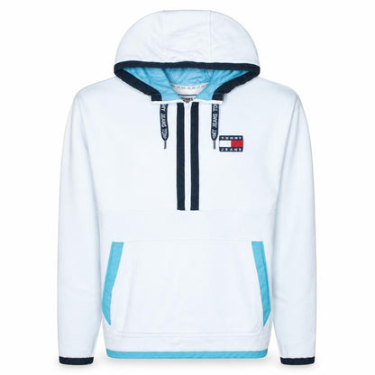 Mens UK Size XS Tommy Jeans White Pullover Hoodie