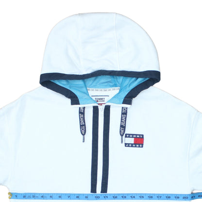 Mens UK Size XS Tommy Jeans White Pullover Hoodie