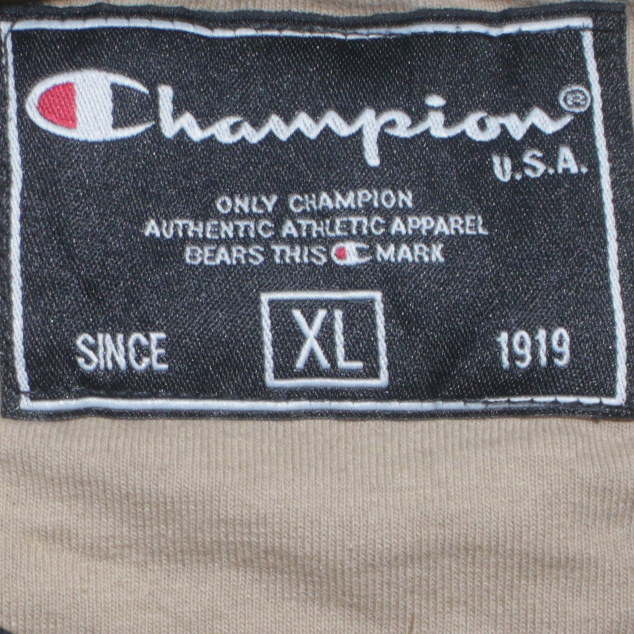Mens UK Size XL Champion Black Pullover Sweatshirt