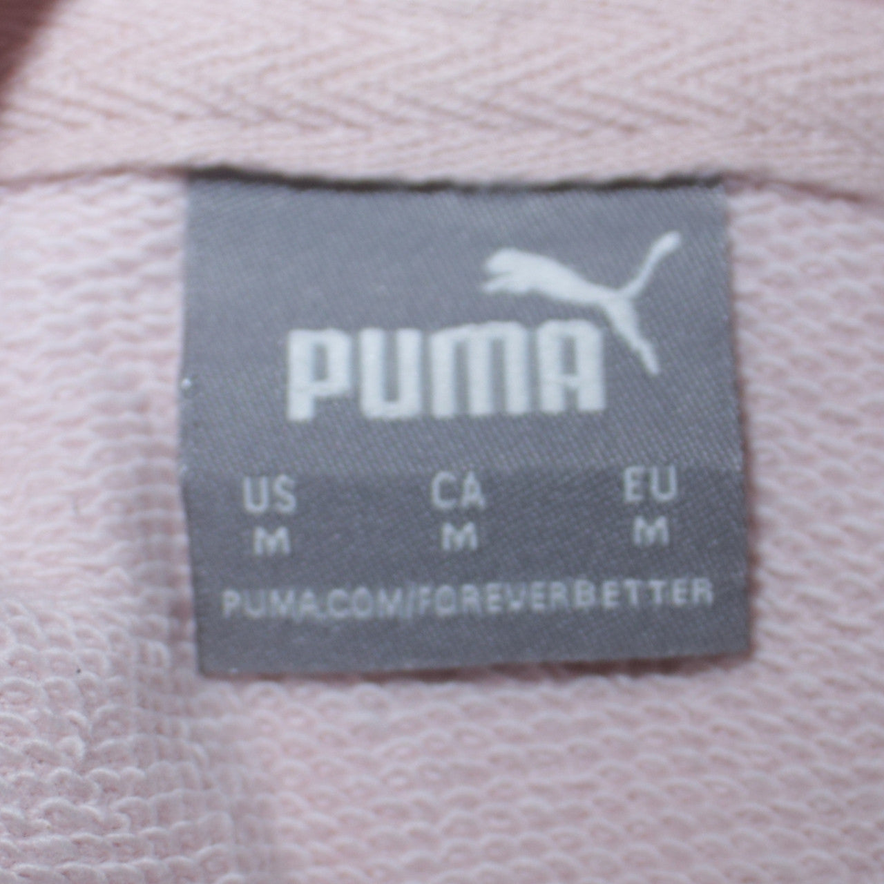Womens UK Size M PUMA Pink Pullover Hoodie