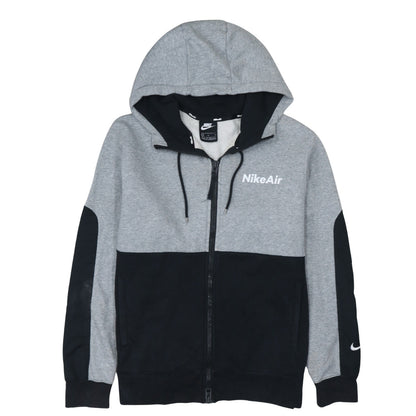 Mens UK Size M Nike Grey Full Zip Hoodie