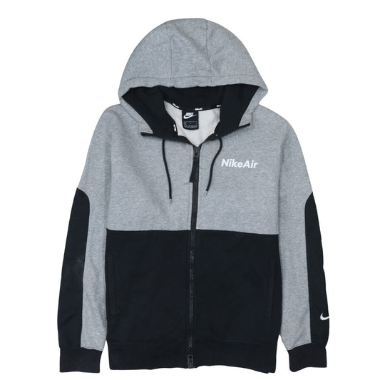 Mens UK Size M Nike Grey Full Zip Hoodie