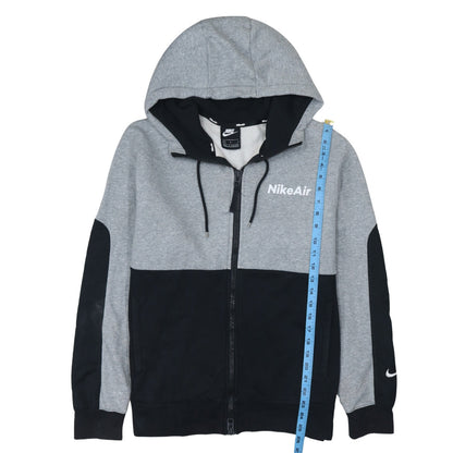 Mens UK Size M Nike Grey Full Zip Hoodie