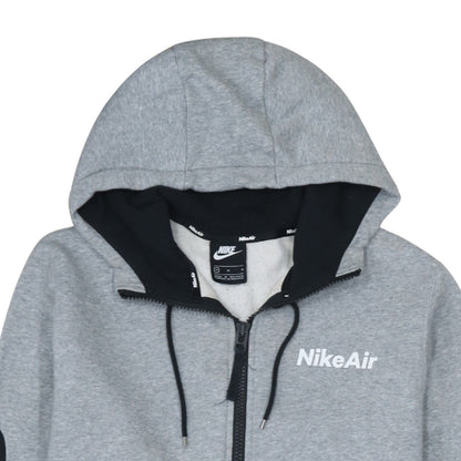 Mens UK Size M Nike Grey Full Zip Hoodie
