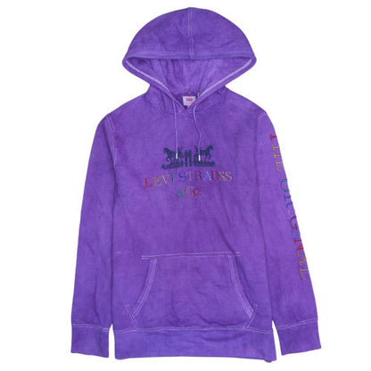 Mens UK Size XS Levi's Purple Pullover Hoodie