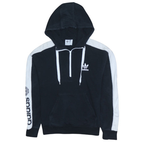 Womens UK Size 8 adidas Black Pullover Hoodie