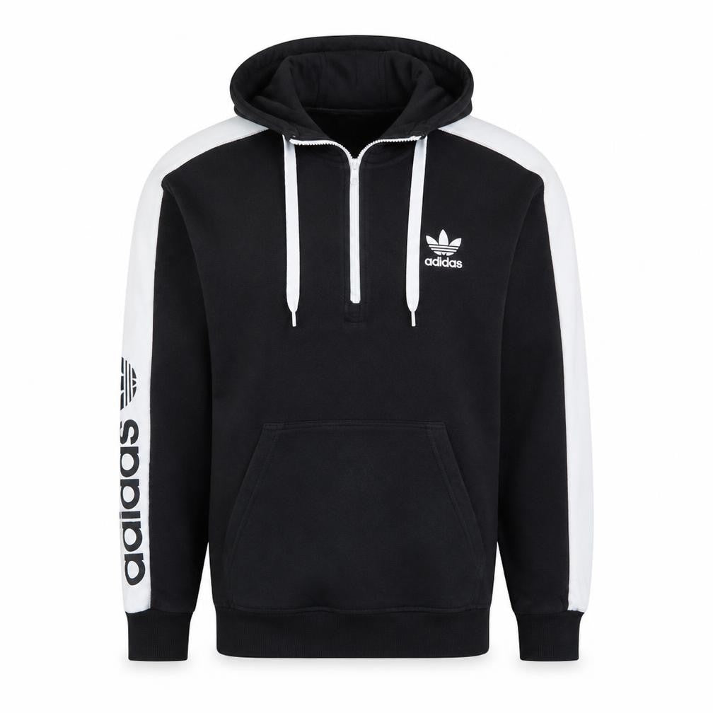 Womens UK Size 8 adidas Black Pullover Hoodie