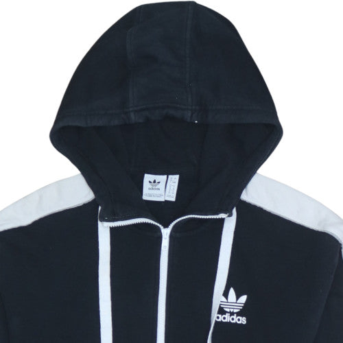 Womens UK Size 8 adidas Black Pullover Hoodie