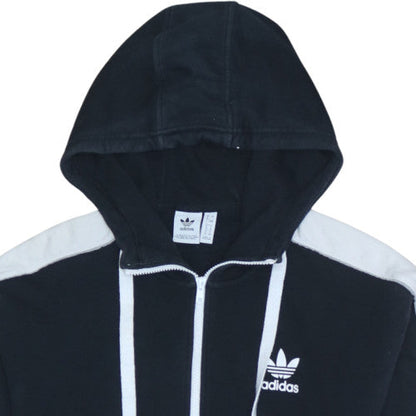 Womens UK Size 8 adidas Black Pullover Hoodie