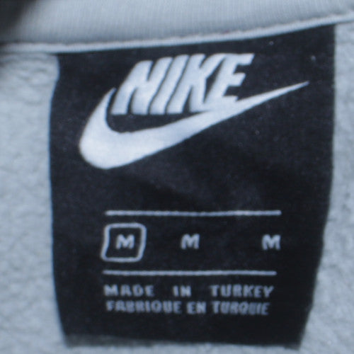 Mens UK Size M Nike Grey Pullover Hoodie