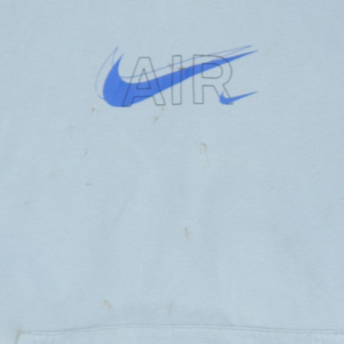 Mens UK Size M Nike Grey Pullover Hoodie