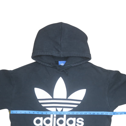 Mens UK Size S adidas Black Pullover Hoodie