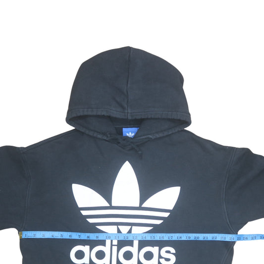 Mens UK Size S adidas Black Pullover Hoodie