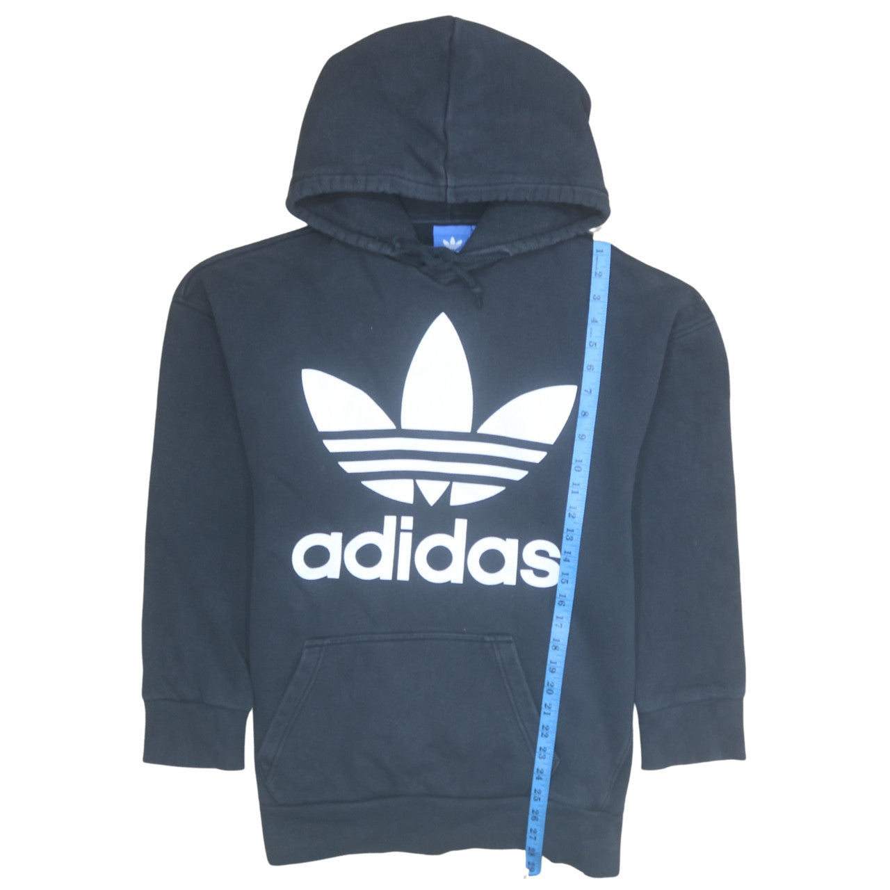 Mens UK Size S adidas Black Pullover Hoodie