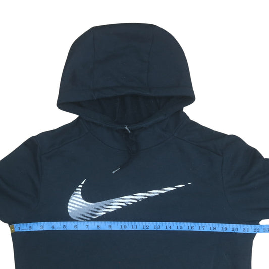 Mens UK Size M Nike Blue Pullover Hoodie
