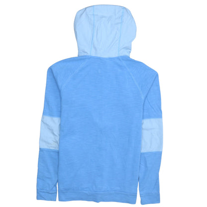 Mens UK Size S Nike Blue Full Zip Hoodie