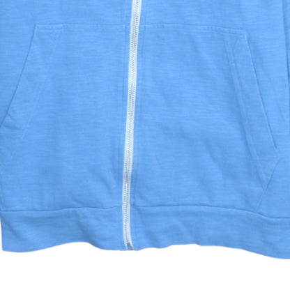 Mens UK Size S Nike Blue Full Zip Hoodie