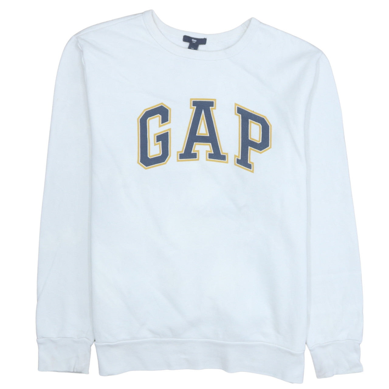 Womens UK Size L Gap White Pullover Sweatshirt