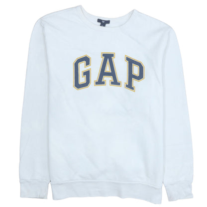 Womens UK Size L Gap White Pullover Sweatshirt