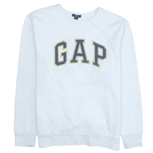 Womens UK Size L Gap White Pullover Sweatshirt