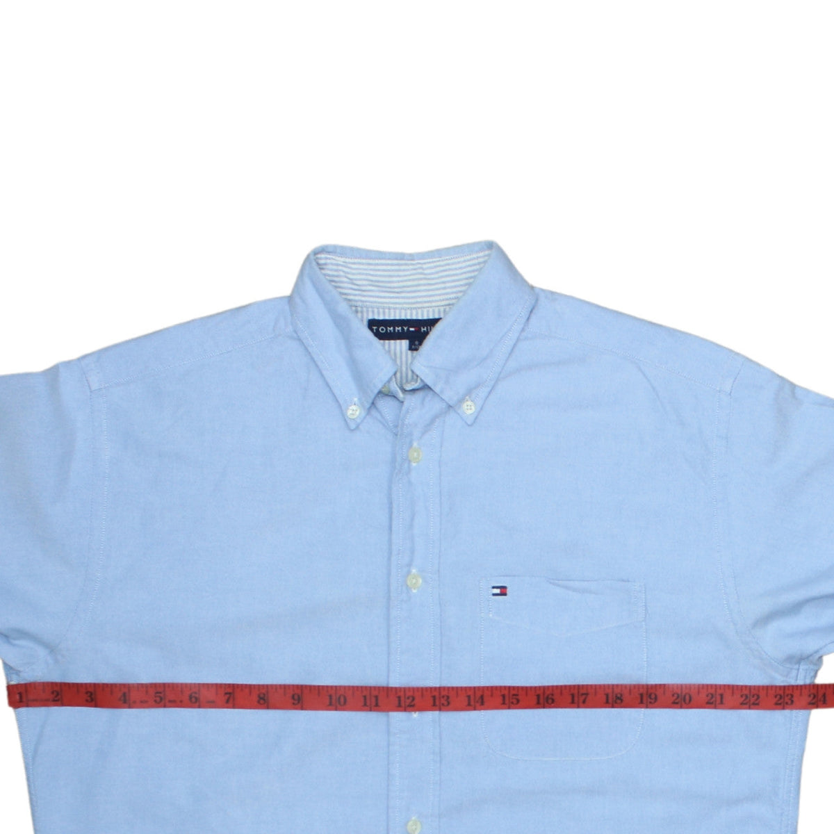 Tommy Hilfiger Men’s Blue Oxford Button-Down Shirt Size S