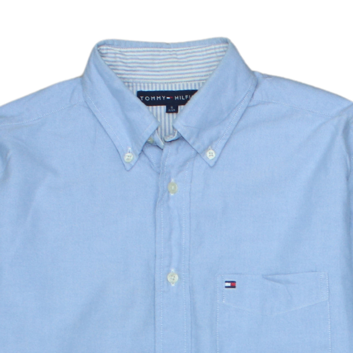 Tommy Hilfiger Men’s Blue Oxford Button-Down Shirt Size S