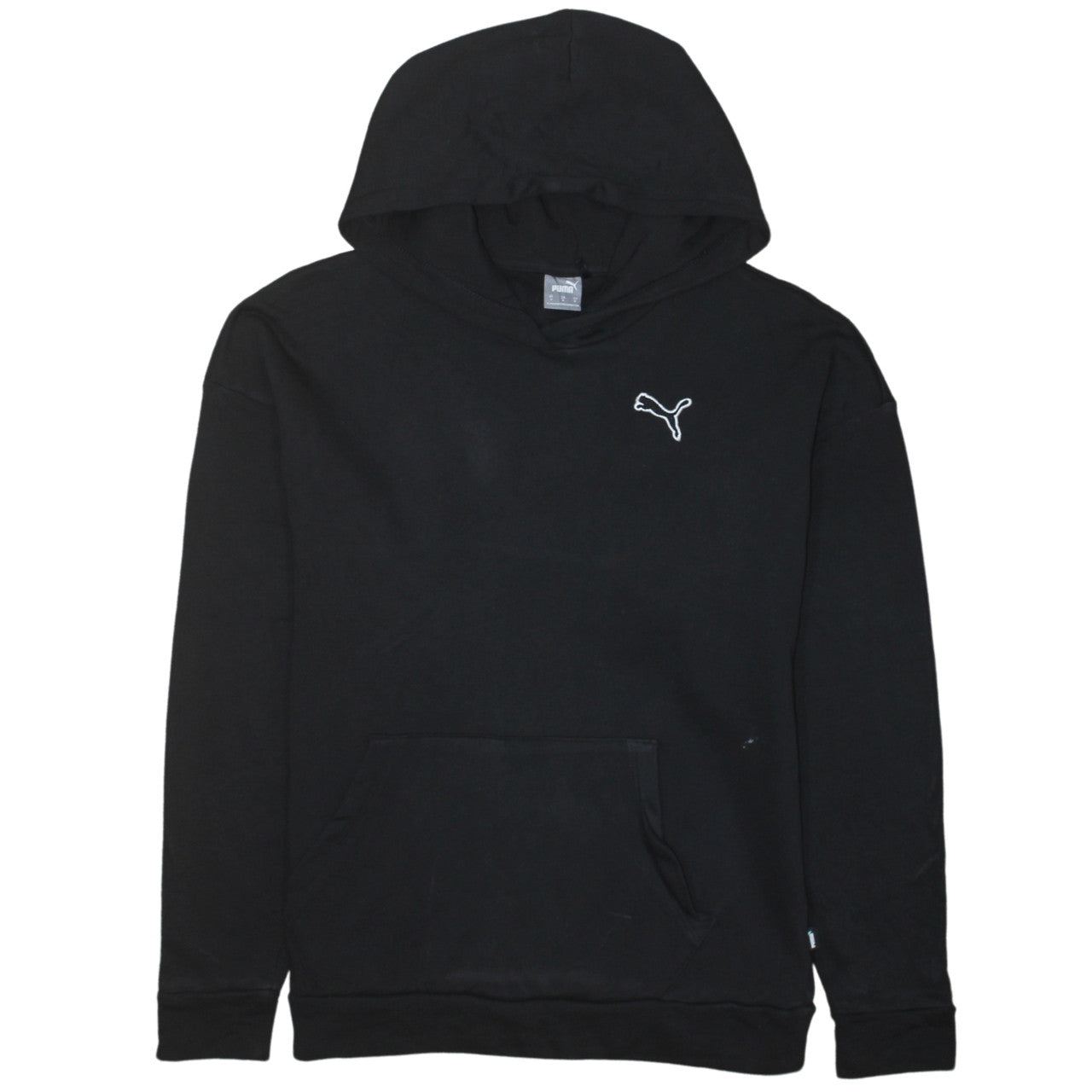Mens UK Size S PUMA Black Pullover Hoodie
