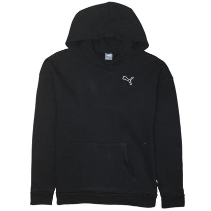 Mens UK Size S PUMA Black Pullover Hoodie
