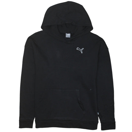 Mens UK Size S PUMA Black Pullover Hoodie