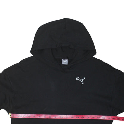 Mens UK Size S PUMA Black Pullover Hoodie