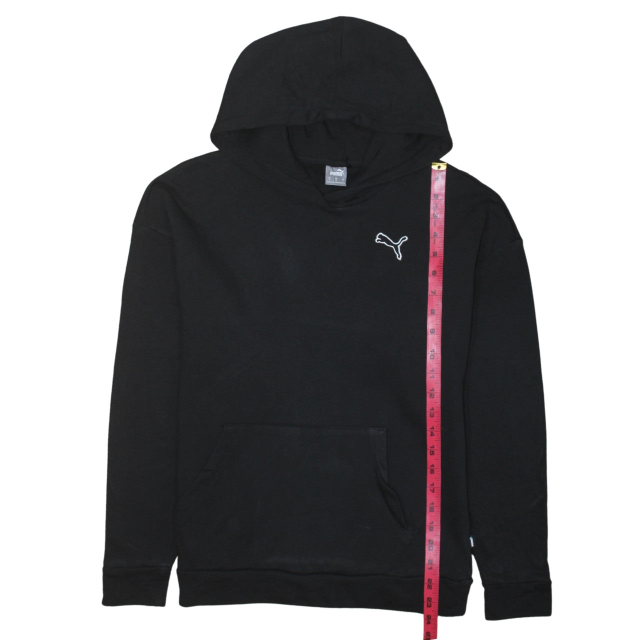 Mens UK Size S PUMA Black Pullover Hoodie