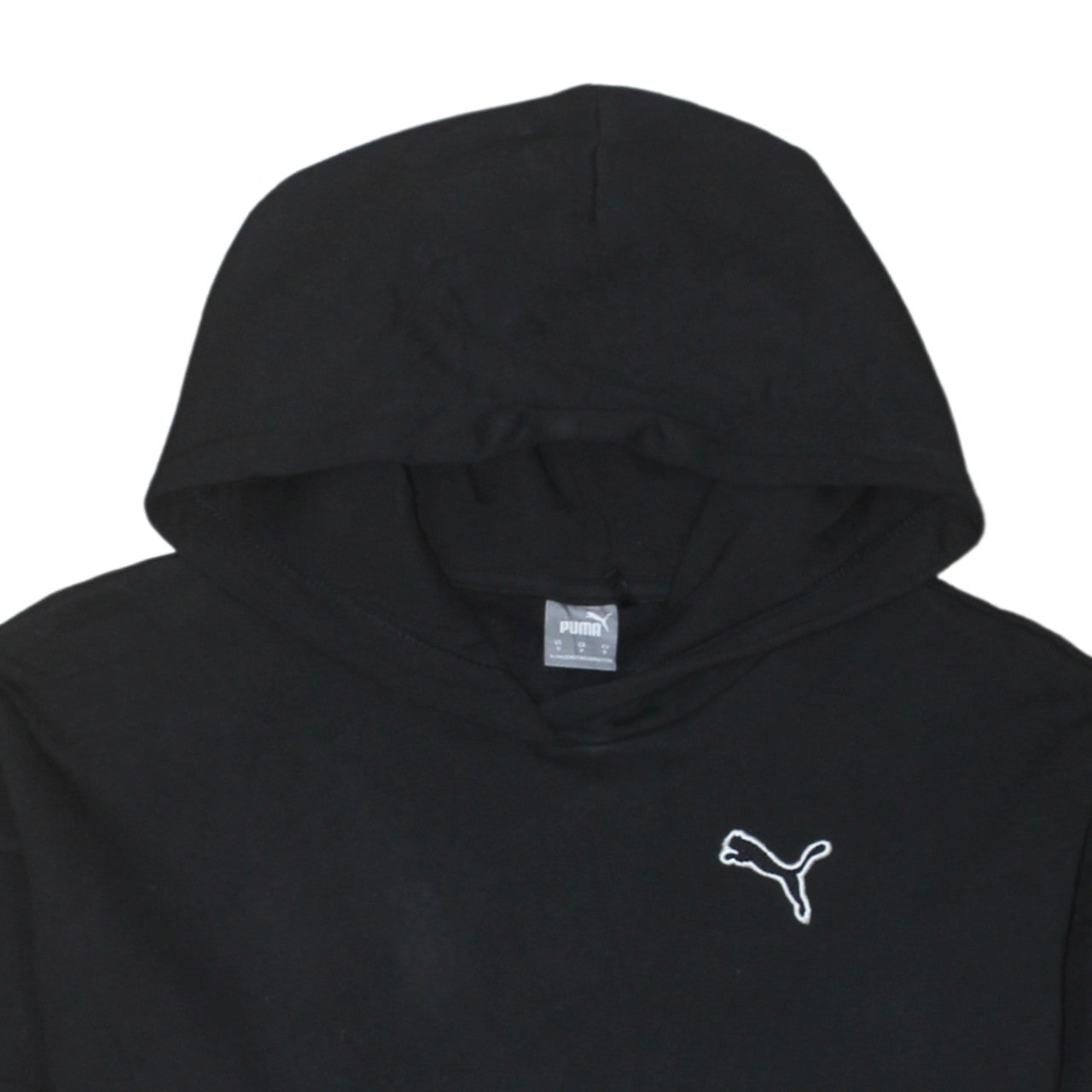 Mens UK Size S PUMA Black Pullover Hoodie
