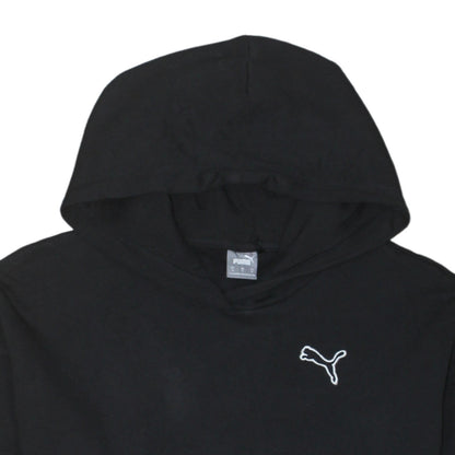 Mens UK Size S PUMA Black Pullover Hoodie