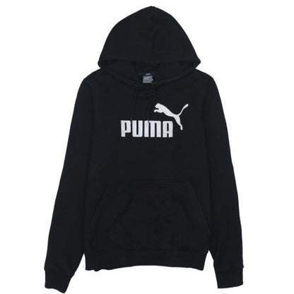 Womens UK Size M PUMA Black Pullover Hoodie