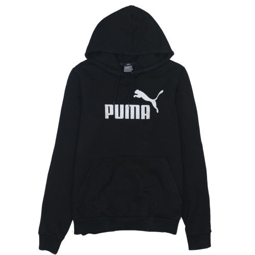 Womens UK Size M PUMA Black Pullover Hoodie