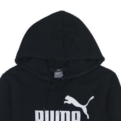 Womens UK Size M PUMA Black Pullover Hoodie