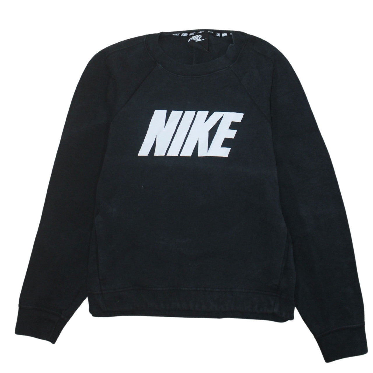 Womens UK Size XS Nike Black Pullover Sweatshirt