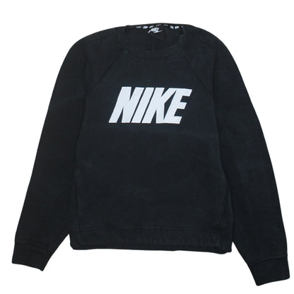 Womens UK Size XS Nike Black Pullover Sweatshirt