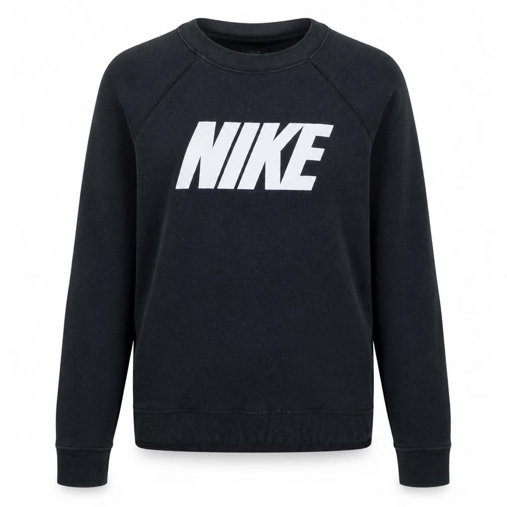Womens UK Size XS Nike Black Pullover Sweatshirt