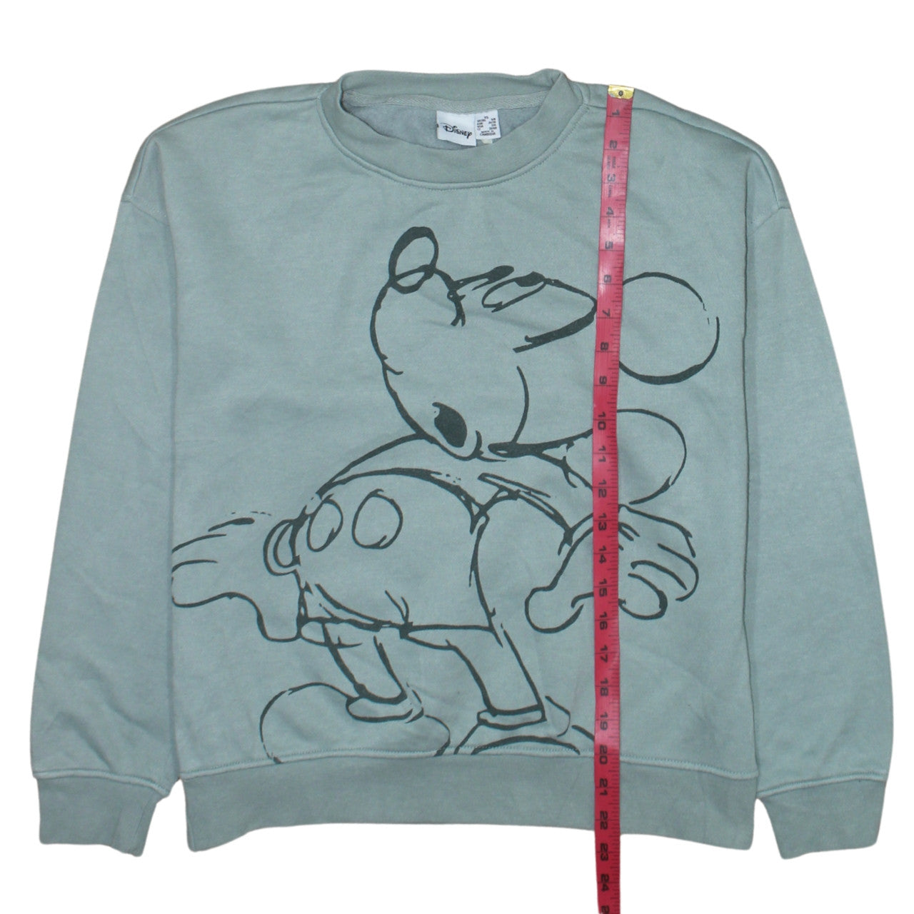 Womens UK Size XS Disney Green Pullover Sweatshirt