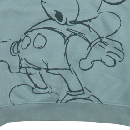 Womens UK Size XS Disney Green Pullover Sweatshirt