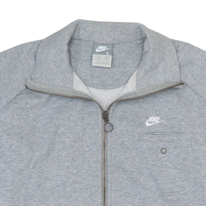 Nike Boys Grey Full Zip Sweatshirt L Jersey Athletic Casual