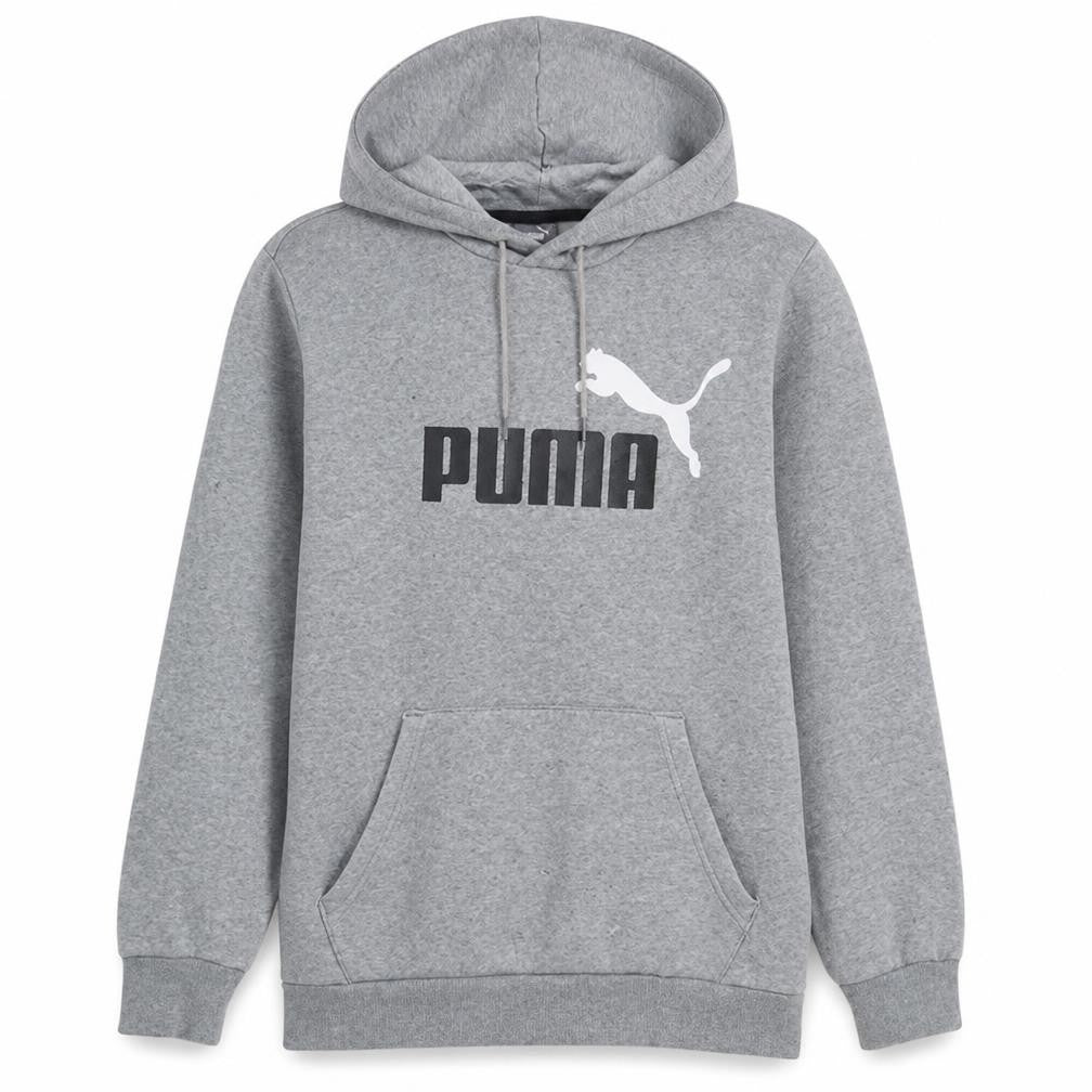 Mens UK Size S PUMA Grey Pullover Hoodie