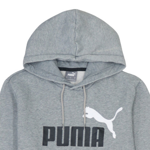 Mens UK Size S PUMA Grey Pullover Hoodie