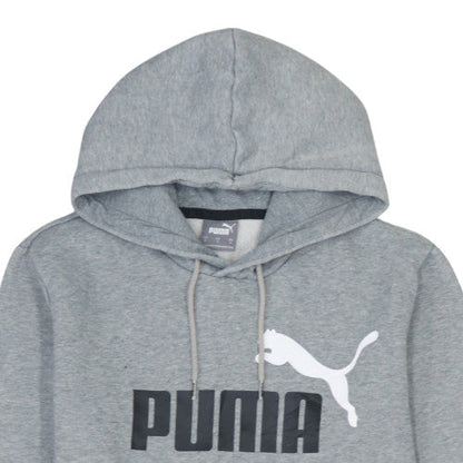 Mens UK Size S PUMA Grey Pullover Hoodie