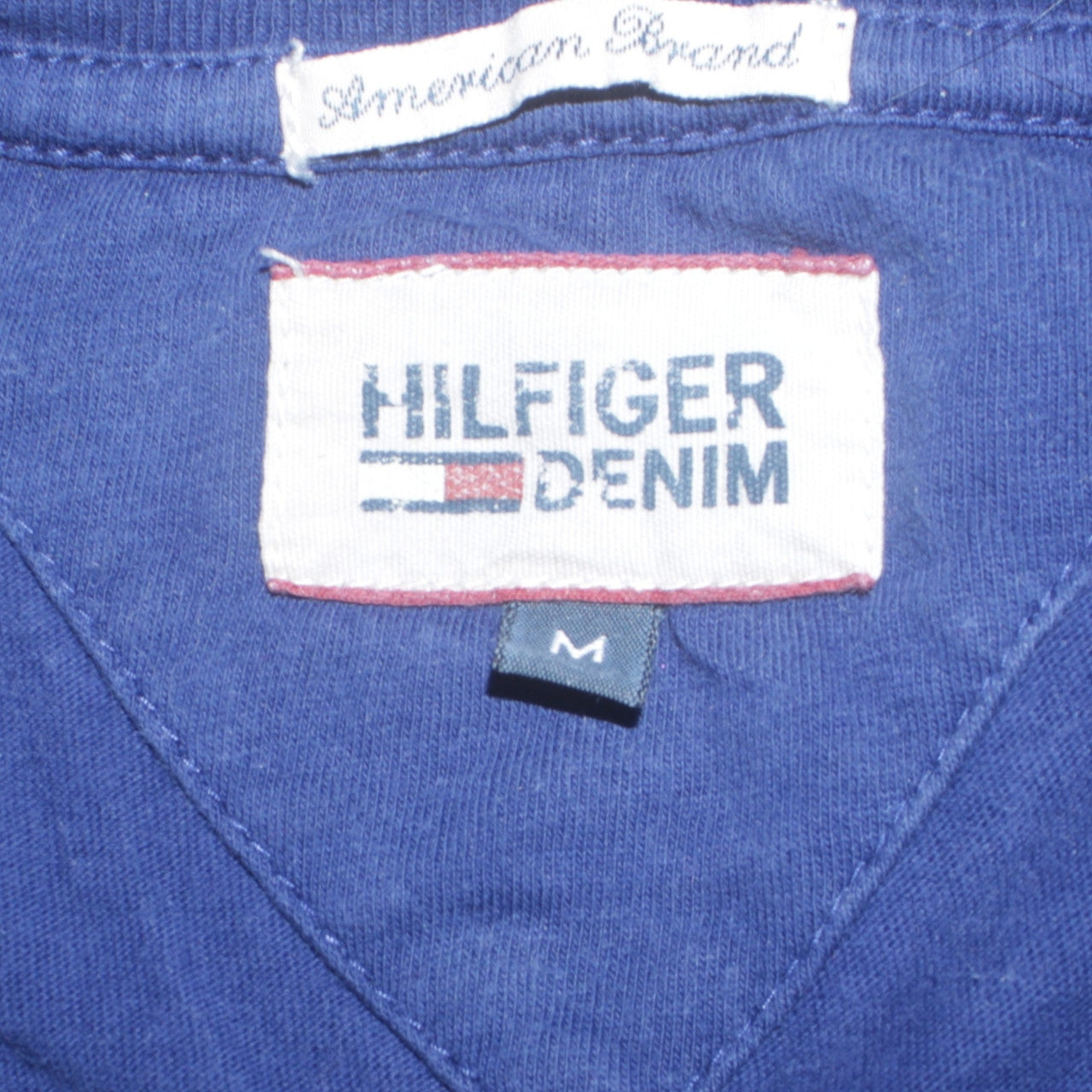 Womens UK Size M Tommy Hilfiger Blue Basic T-Shirt